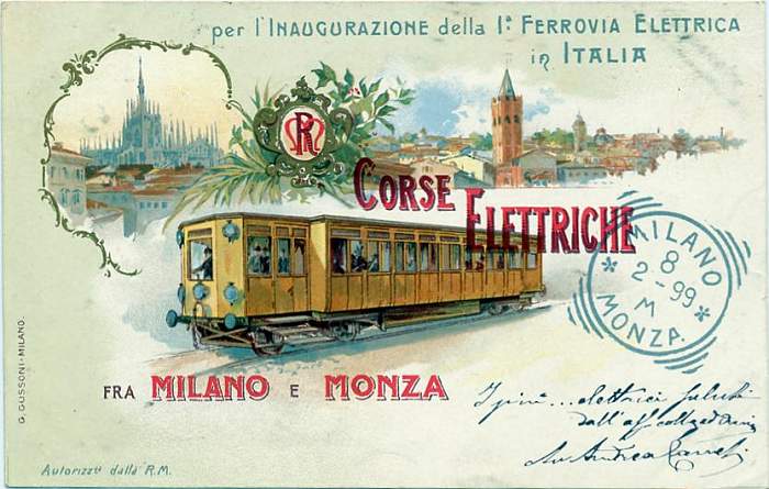 Milano - Monza, la prima ferrovia elettrica in Italia