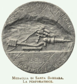 medaglia di Santa Barbara: perforatrice