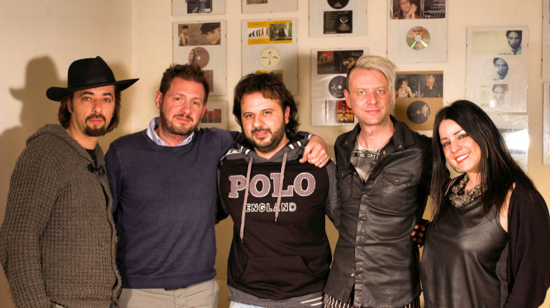 Antonio Arcuri, Alessandro Maiani, Viames Arcuri, Andy, Alberta Barbagli (speaker del Making Of di “Scelgo il silenzio”)