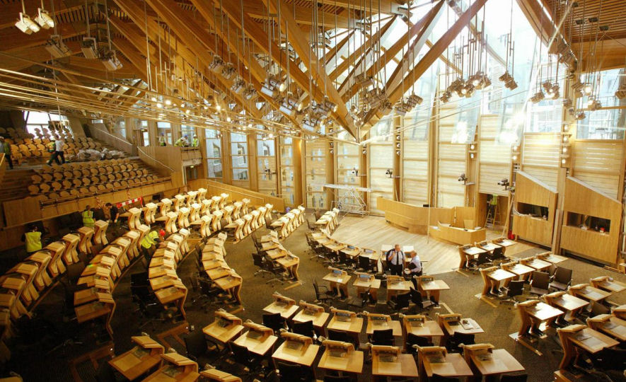 Holyrood sede del parlamentoscozzese
