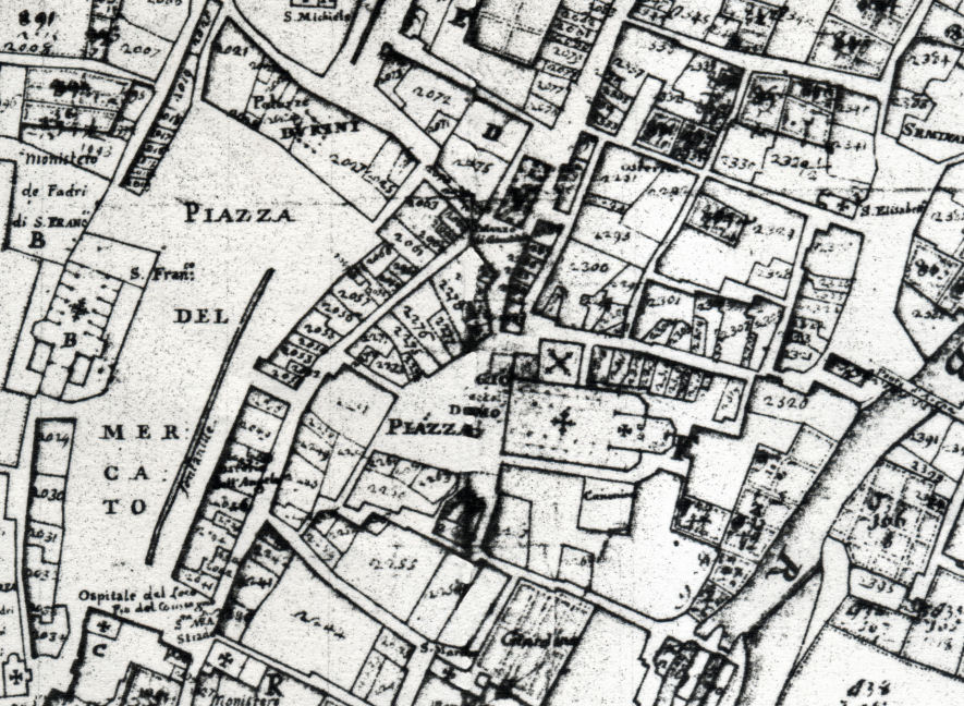 mappa del catasto teresiano. Anno 1722