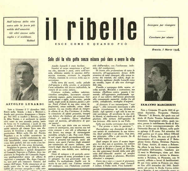 Il Ribelle - n. 1