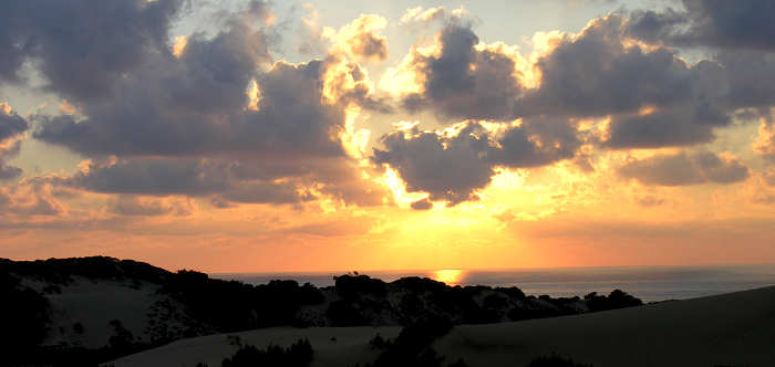 tramonto a Piscinas
