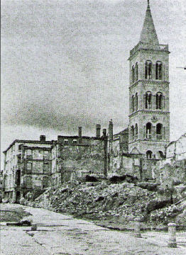 il Duomo bombardato