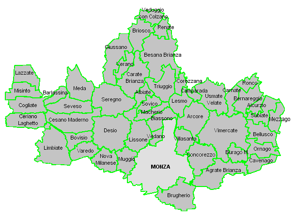 la provincia di Monza