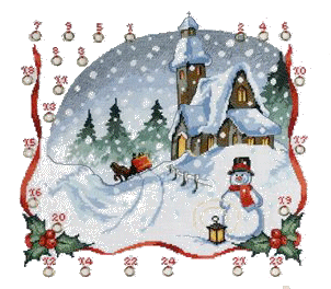 Disegni Di Natale Paesaggi Gia Colorati.I Sette Giorni Di Natale