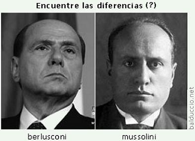 Berlusconi e Mussolini