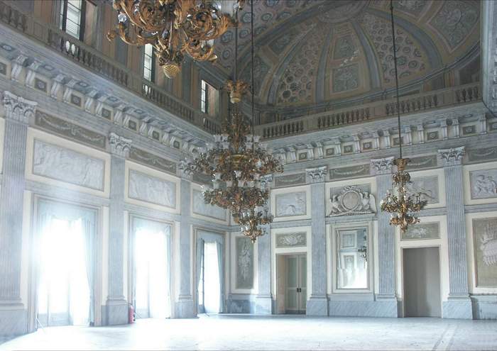 la sala da ballo (foto dal sito della regione lombardia - rielaborata)